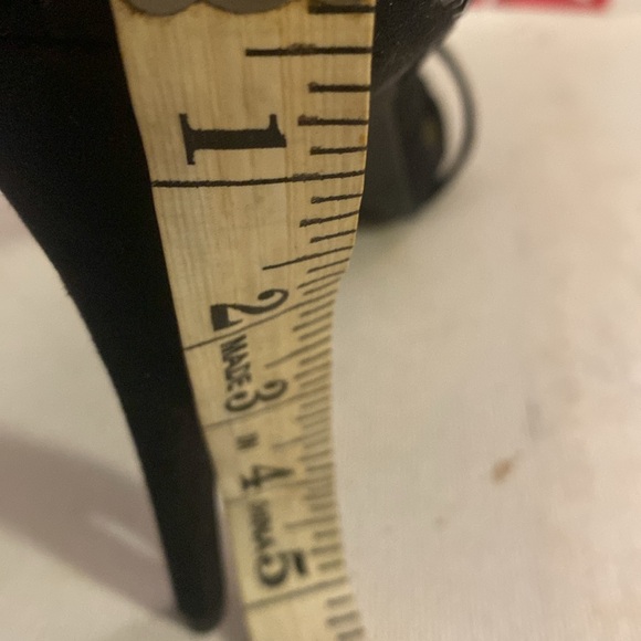 Nine West Suede and Embellished Heel Ankle Strap StilettoSize 12M - Picture 5 of 5